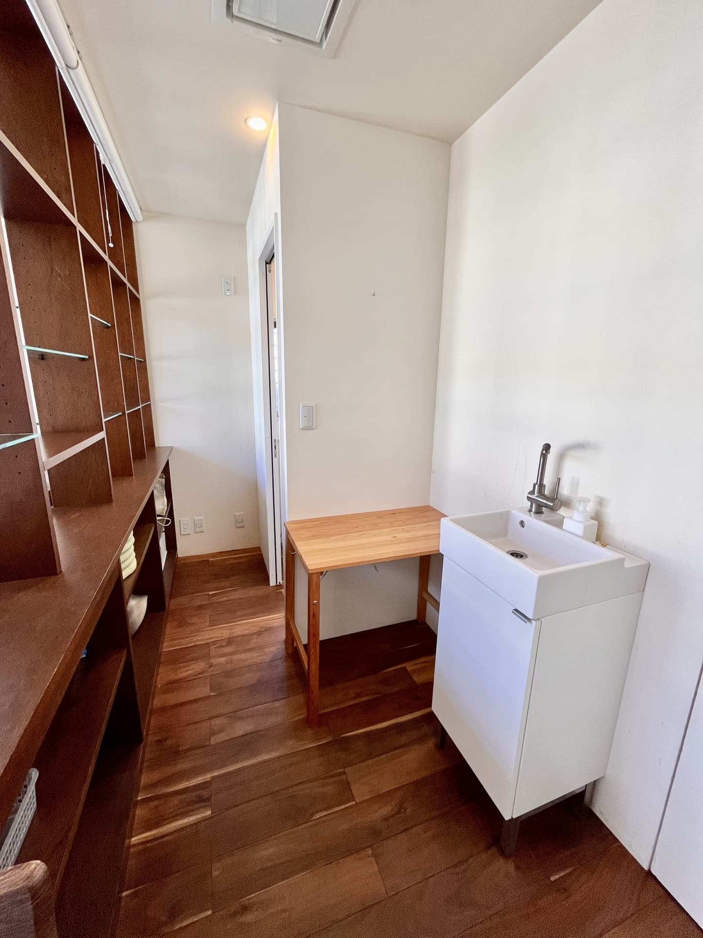 バックヤードにあるミニシンク