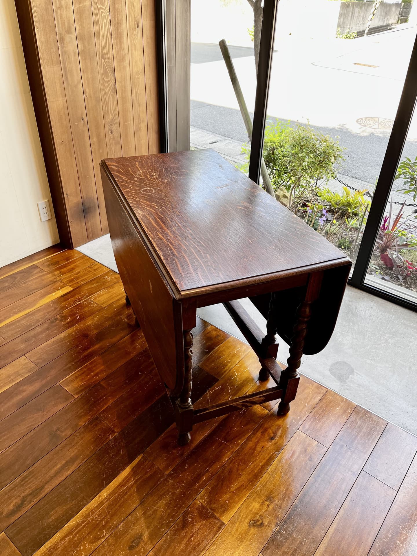 アンティーク折りたたみテーブル