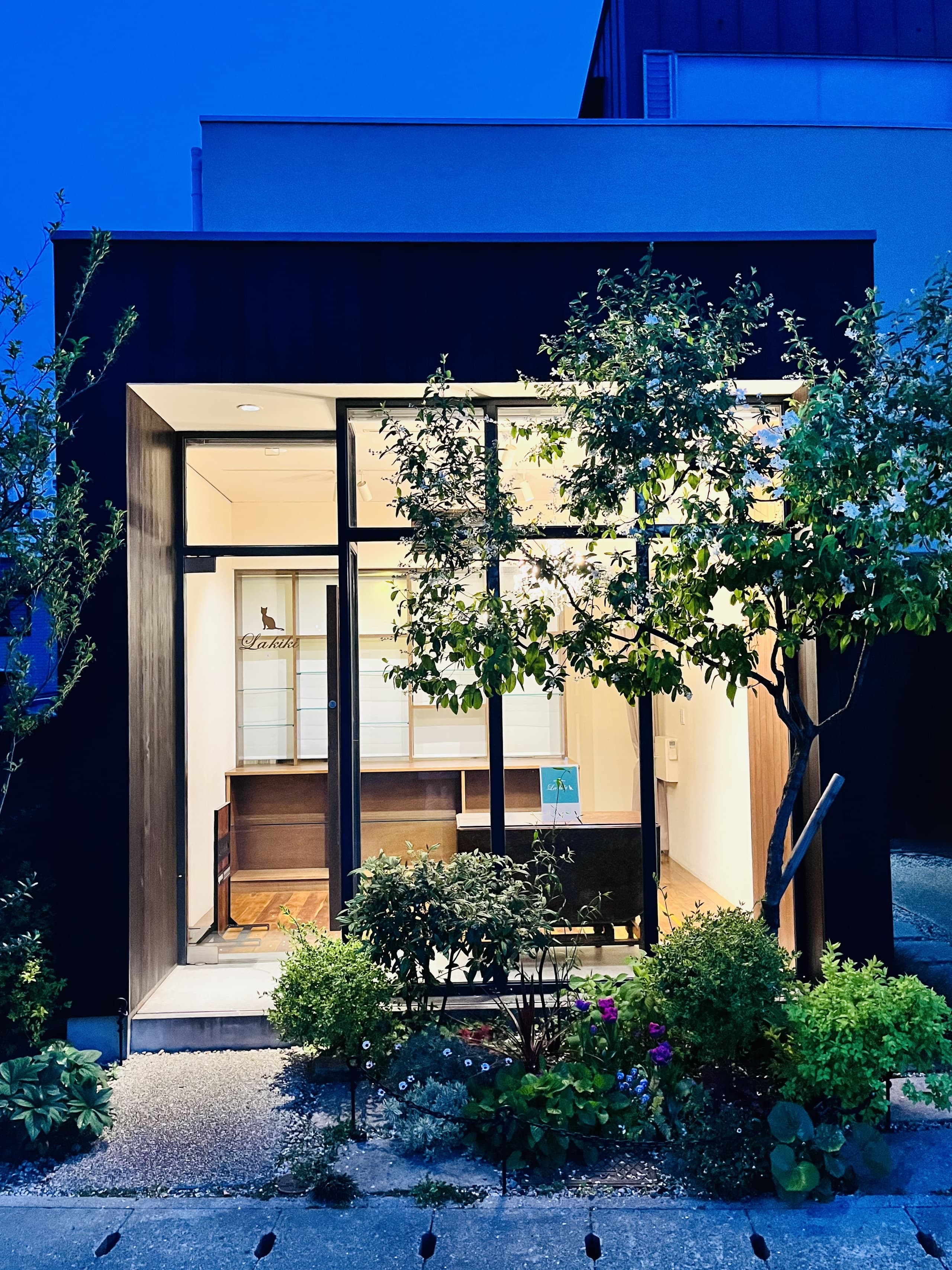 レンタルスペース　ギャラリー　ラ・キキ　夜